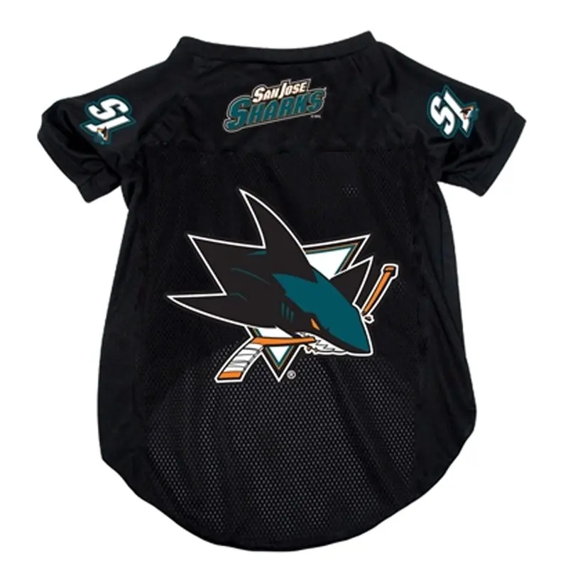 San Jose Sharks Dog Jersey - Black Small