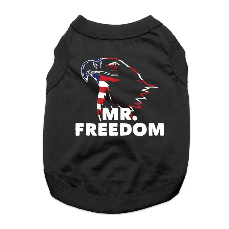Mr. Freedom Dog Shirt - Black X-Small - Out of Stock!