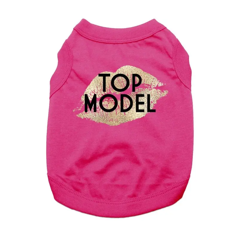 Top Model Dog Shirt - Bright Pink X-Small