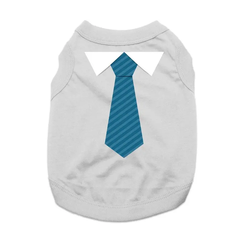 Dress For Success Dog Shirt - Gray X-Small