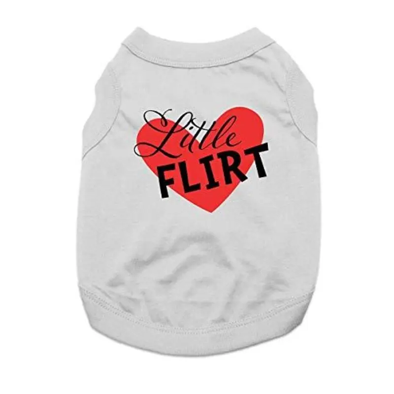 Little Flirt Dog Shirt - Gray X-Small