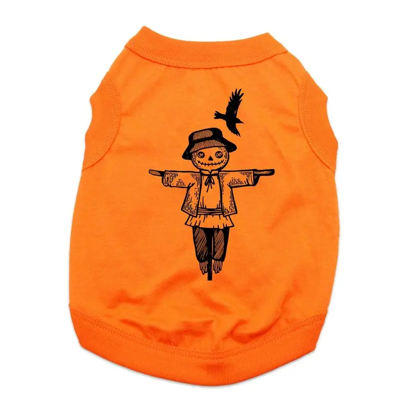 Scarecrow Dog Shirt - Orange X-Small