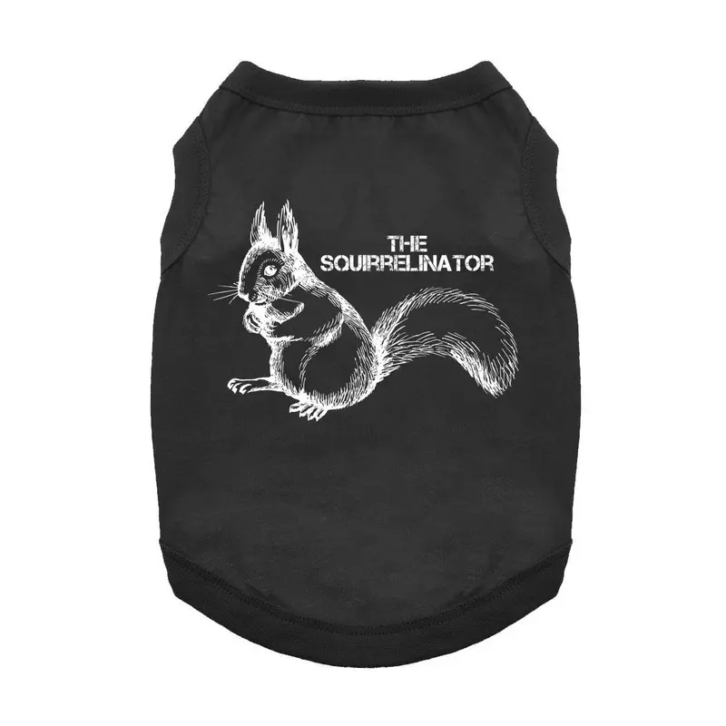 The Squirrelinator Dog Shirt - Black X-Small