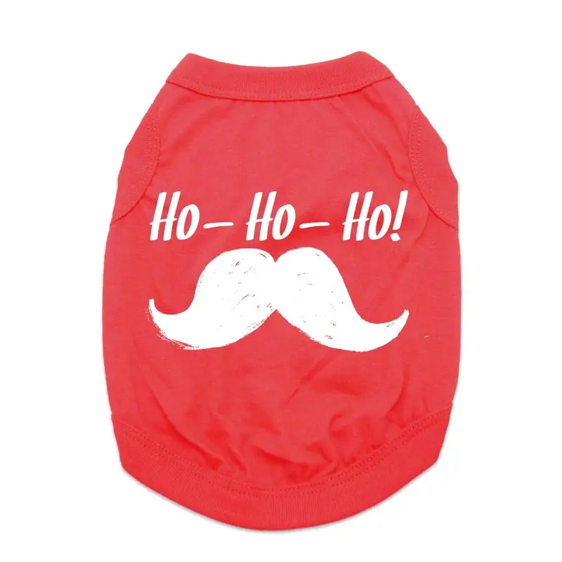 Ho-Ho-Ho Dog Shirt - Red X-Small