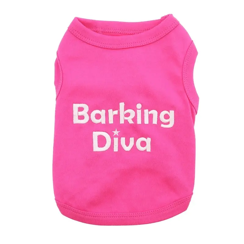 Barking Diva Dog Tank by Parisian Pet - Pink XX-Small
