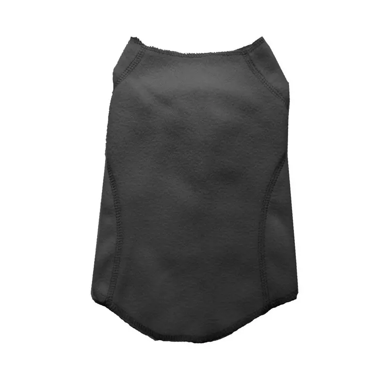 My Canine Kids Fleece Jumper Dog Sweater - Black XX-Small