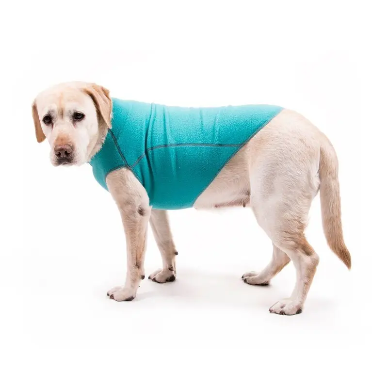 My Canine Kids Fleece Jumper Dog Sweater - Turquoise Medium