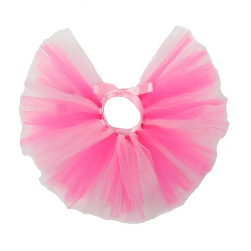 Pawpatu Tulle Dog Tutu - Light Pink/Hot Pink Large
