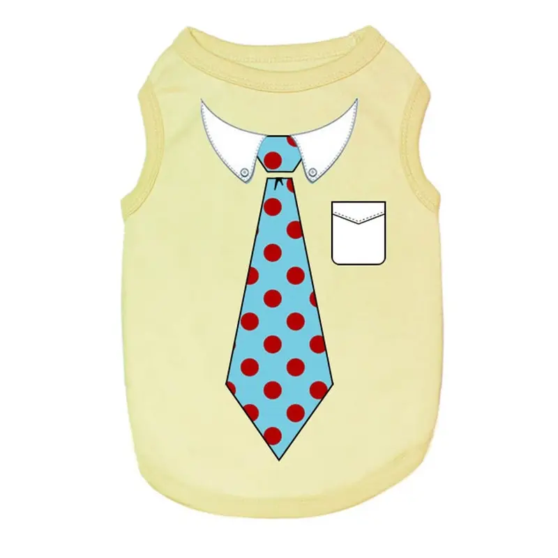 Tie Dog Tank by Parisian Pet - Yellow X-Small - Out of Stock!