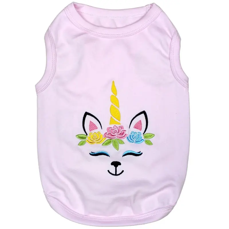 Unicorn Dog Tank by Parisian Pet - Light Pink XX-Small