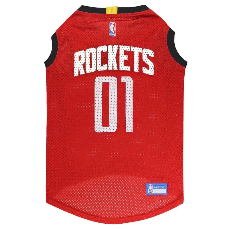 Houston Rockets Dog Jersey Medium