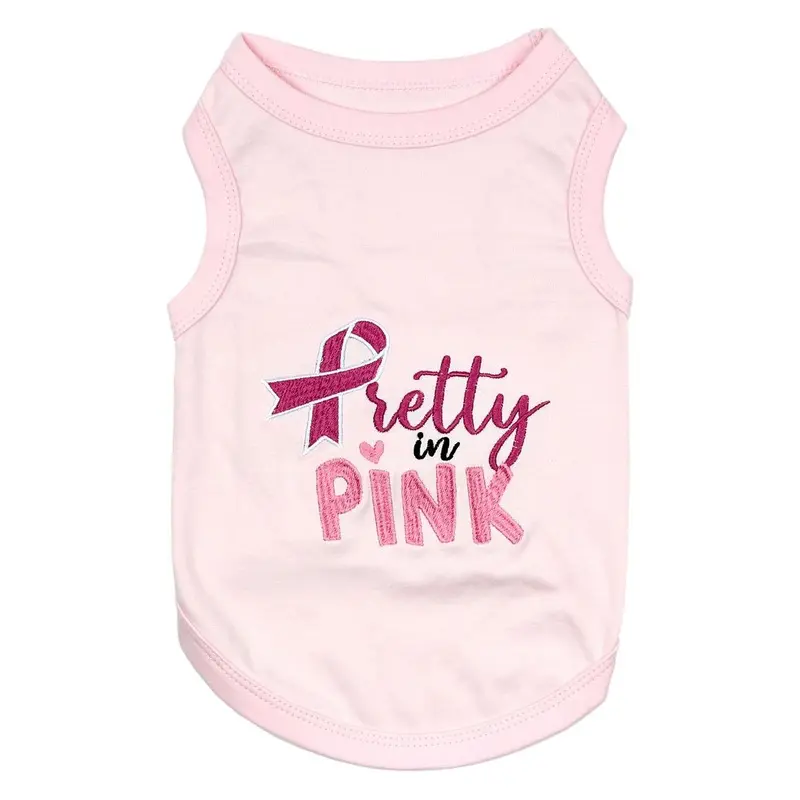 Parisian Pet Pretty in Pink Dog Tank - Pink XX-Small