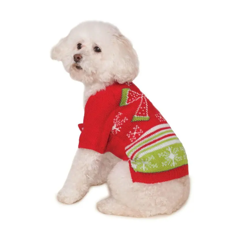Rubies Ugly Christmas Dog Sweater - Bow Snowflake 2X-Large