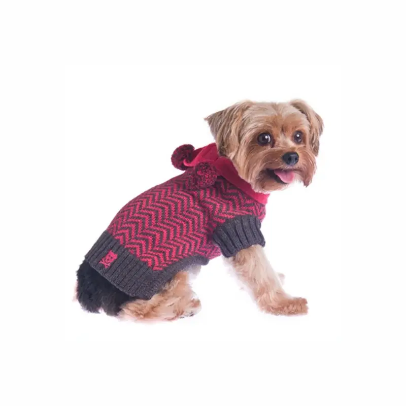 RuffLuv NYC Varsity Girl Dog Sweater with Scarf XX-Small