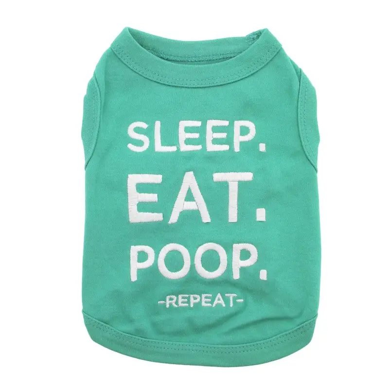 Sleep Eat Poop Dog Tank by Parisian Pet XX-Small