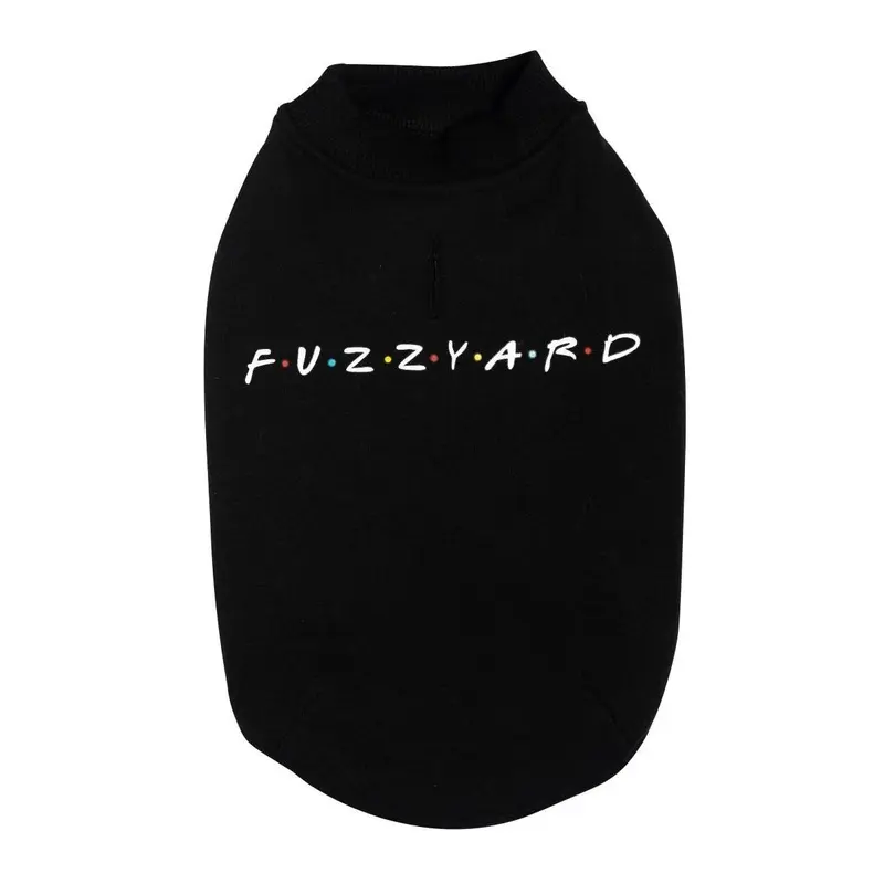 FuzzYard Furrends Dog Sweater - Black Size 3