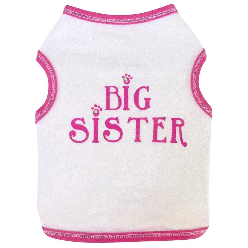 I See Spot Big Sister Cotton Dog Tank Top  2X-Large