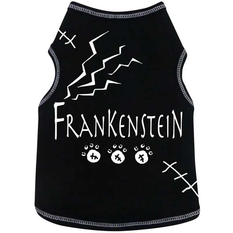 I See Spot Frankenstein Dog Tank - Black X-Small