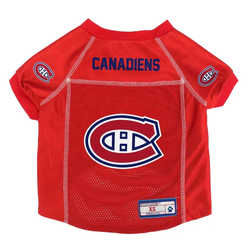 Montreal Canadiens Dog Jersey - Red Small