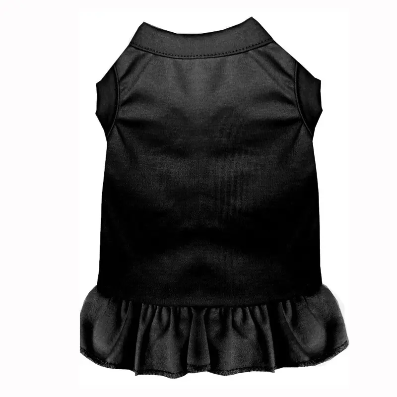 Plain Dog and Cat Dress - Black X-Small - Out of Stock!