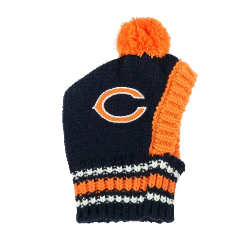 Little Earth Chicago Bears Knit Dog Hat Large