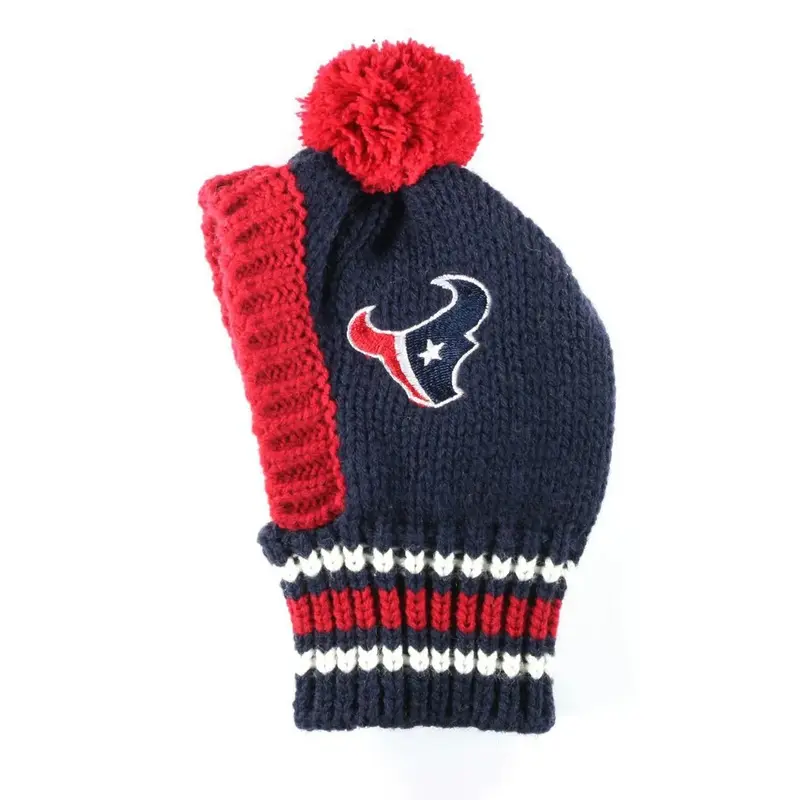 Little Earth Houston Texans Knit Dog Hat Small
