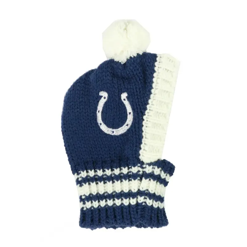 Little Earth Indianapolis Colts Knit Dog Hat Small