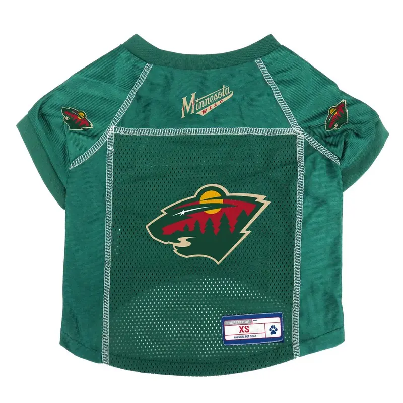 Minnesota Wild Dog Jersey - Green Small