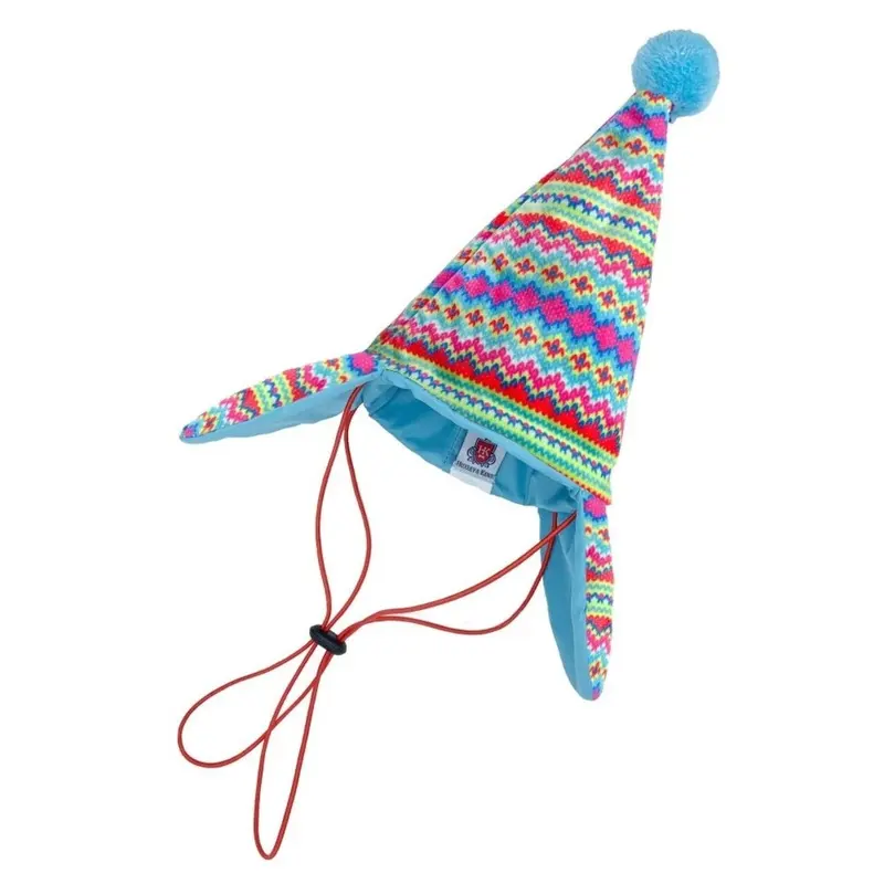 Huxley & Kent Toboggan Fairisle Dog Hat Small