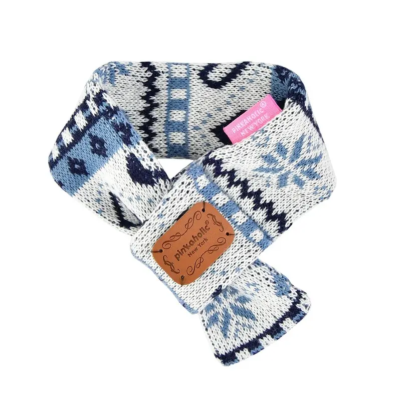 Joy Muffler Dog Scarf by Pinkaholic - Navy Small