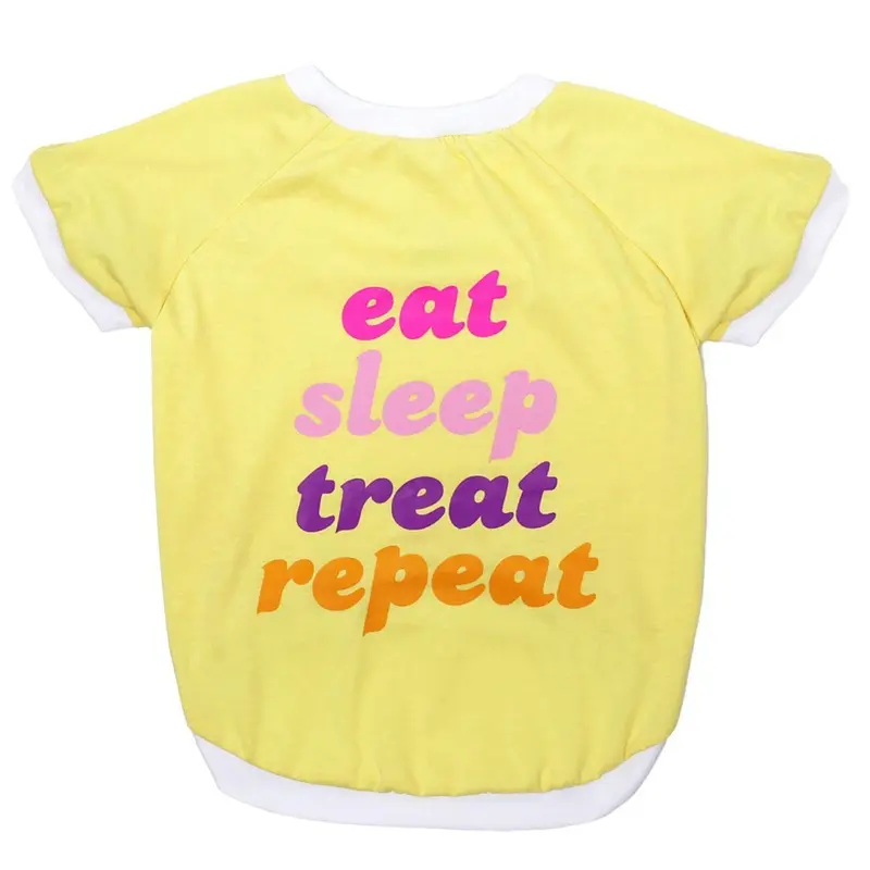 LaurDIY Eat Sleep Treat Repeat Dog T-Shirt by Pets First X-Small