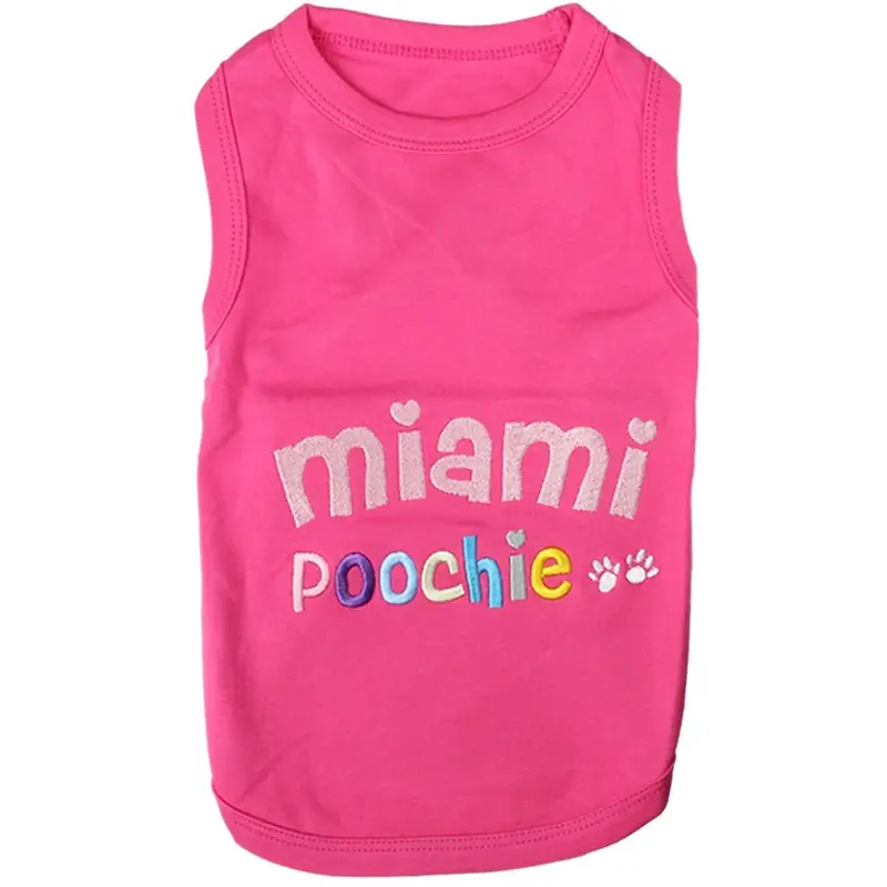 Miami Poochie Tank by Parisian Pet X-Large
