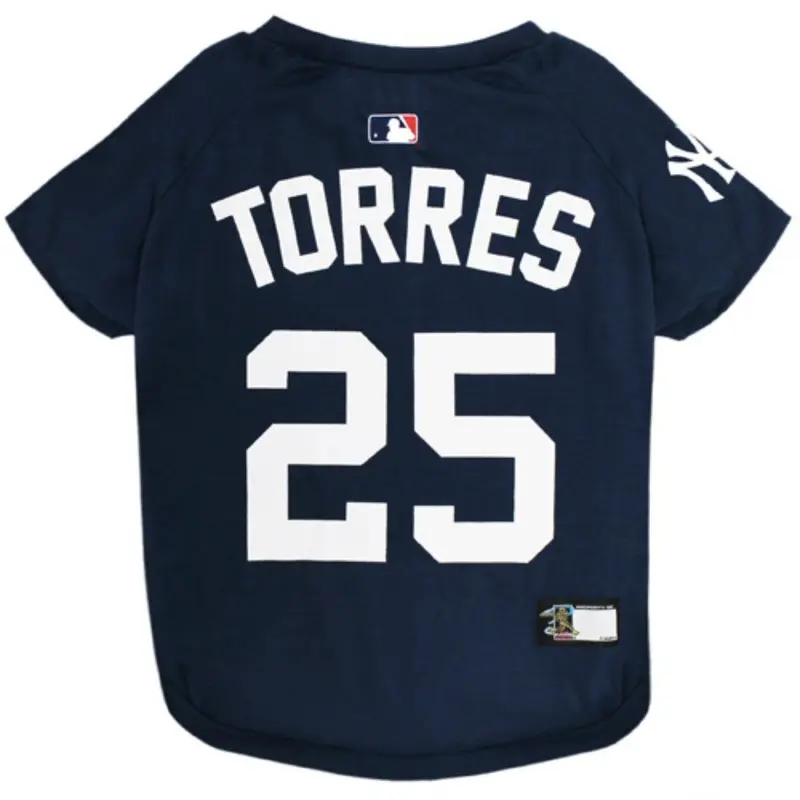 New York Yankees Gleyber Torres Dog T-Shirt - Blue X-Small