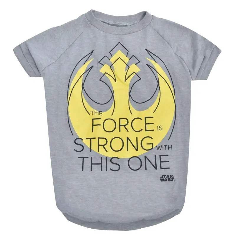Star Wars Dog Shirt - The Force is Strong With This One  Large