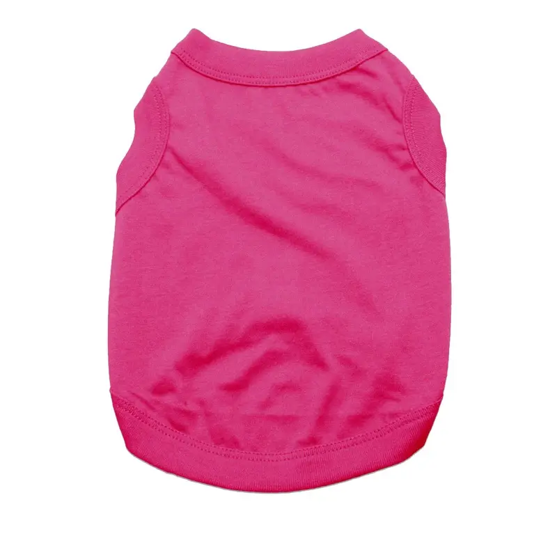 Barking Basics Dog Tank Shirt - Dark Pink X-Small