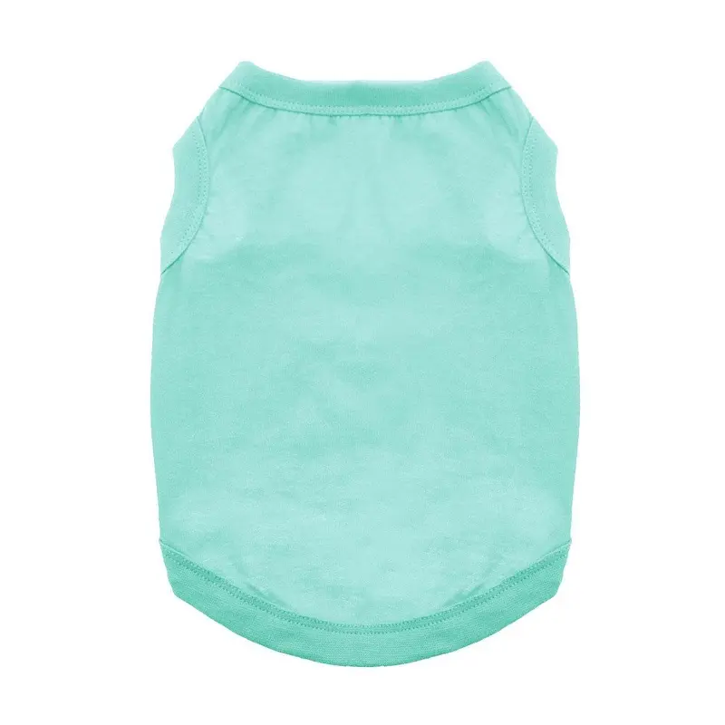 Barking Basics Dog Tank Shirt - Light Teal X-Small