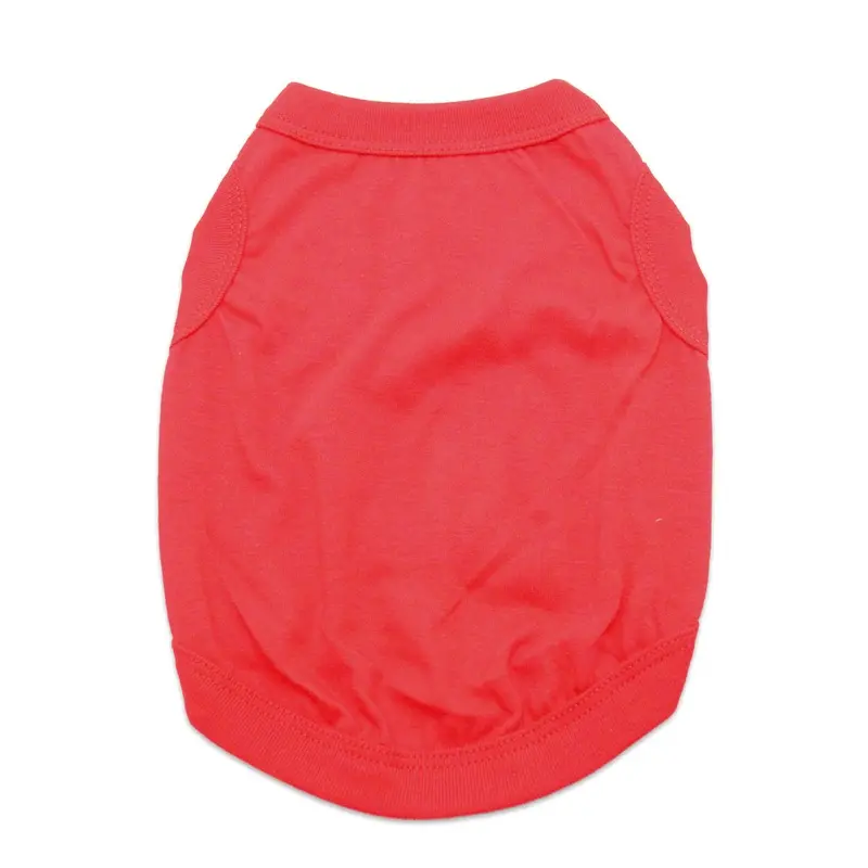 Barking Basics Dog Tank Shirt - Red X-Small