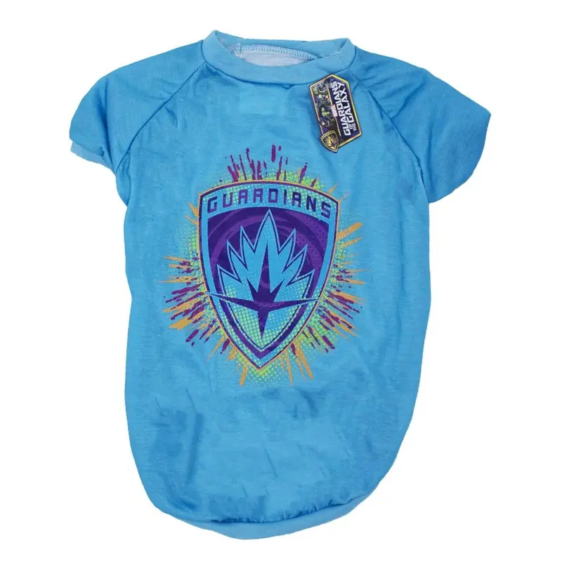 Marvel Comics Guardians Of The Galaxy Dog Shirt - Blue Large