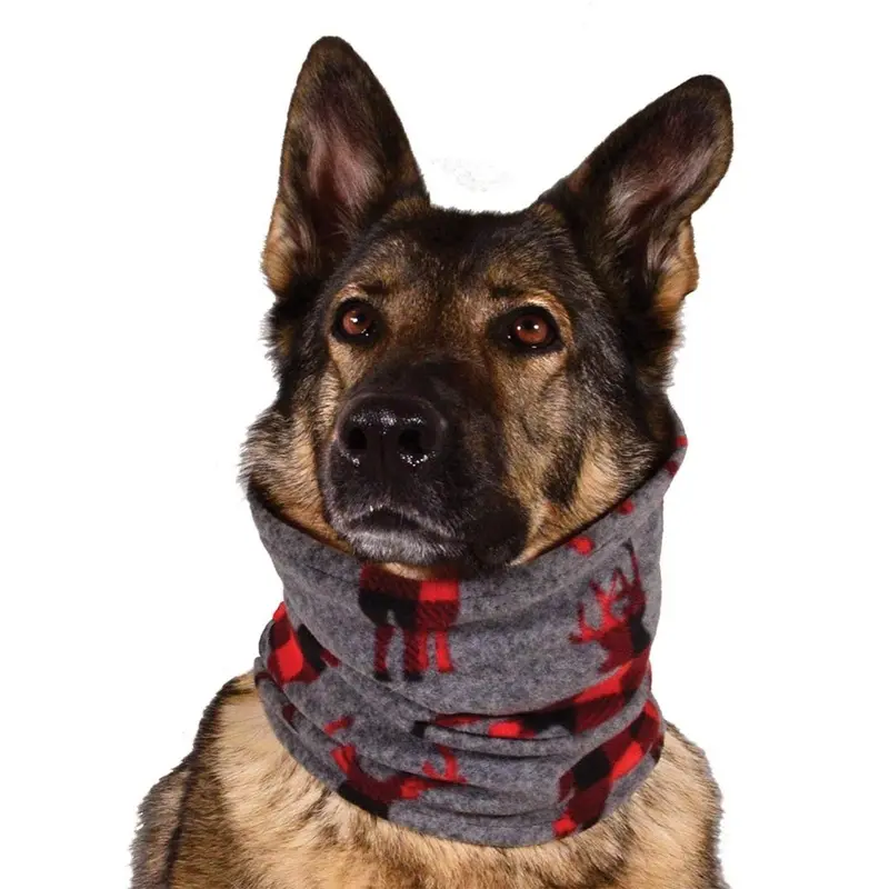 Muttluks KoziNek Dog Snood - Stoney Red XX-Small