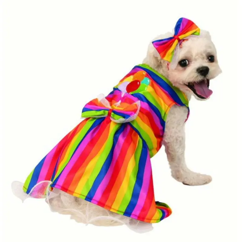 Rubies Rainbow Party Dog Dress X-Large