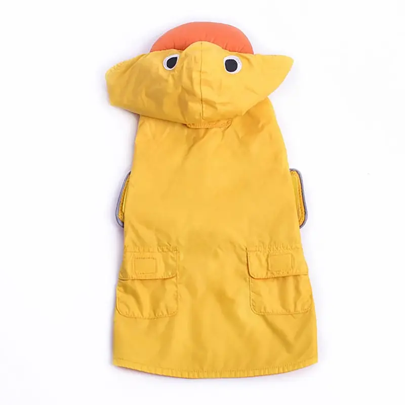 Duck Dog Raincoat by Dogo - Yellow X-Small