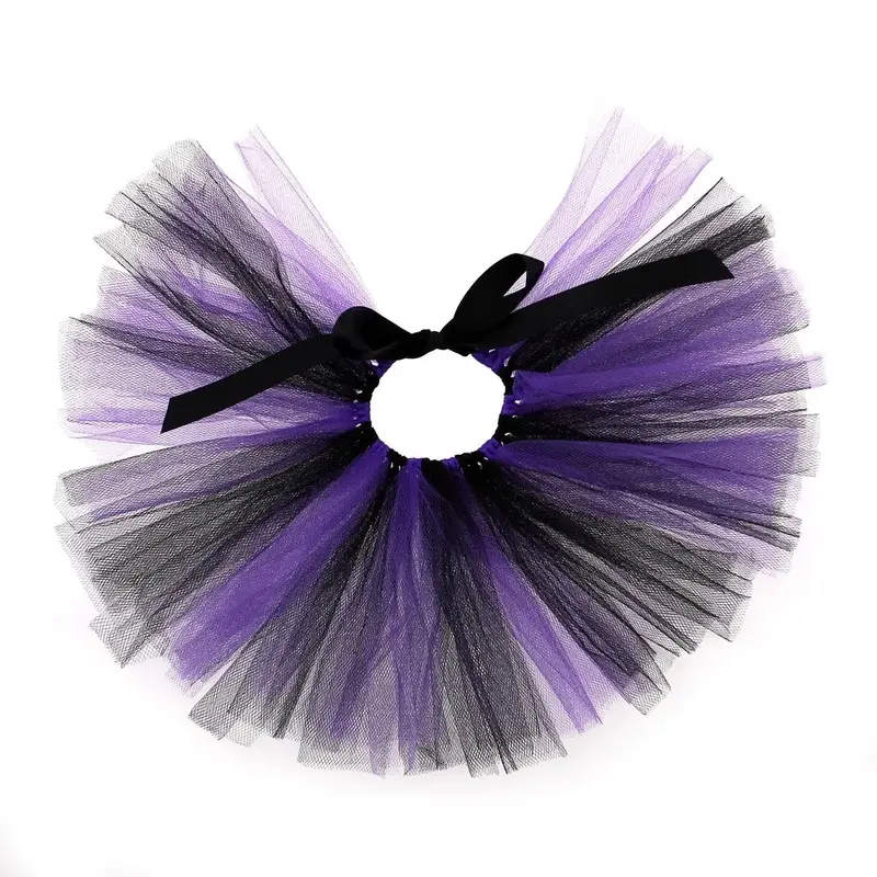 Pawpatu Tulle Dog Tutu - Black/Purple Small