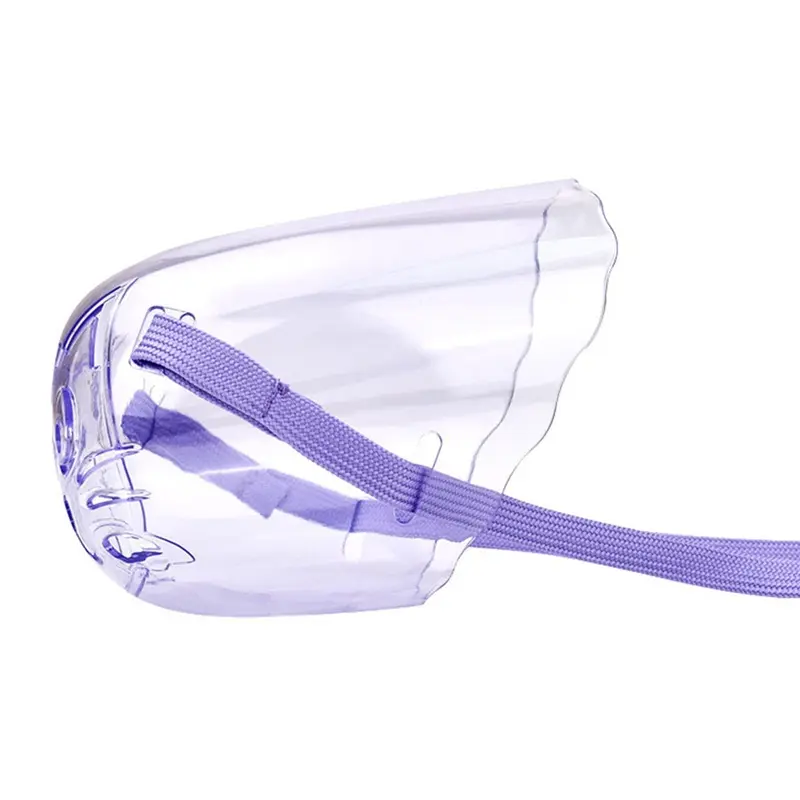 Cat Transparent Muzzle Breathable Prevent Biting Adjustable Cat Hood Helmet for Grooming Nail Trimming