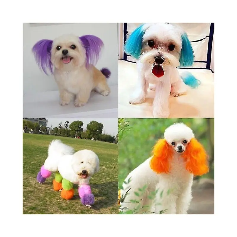 Golden/Yellow ( 19*16*3) Dog Puppy Dyeing Agent Pet Dog Cat Animals Hair Coloring Vip Dog Hair Dyeing 80G