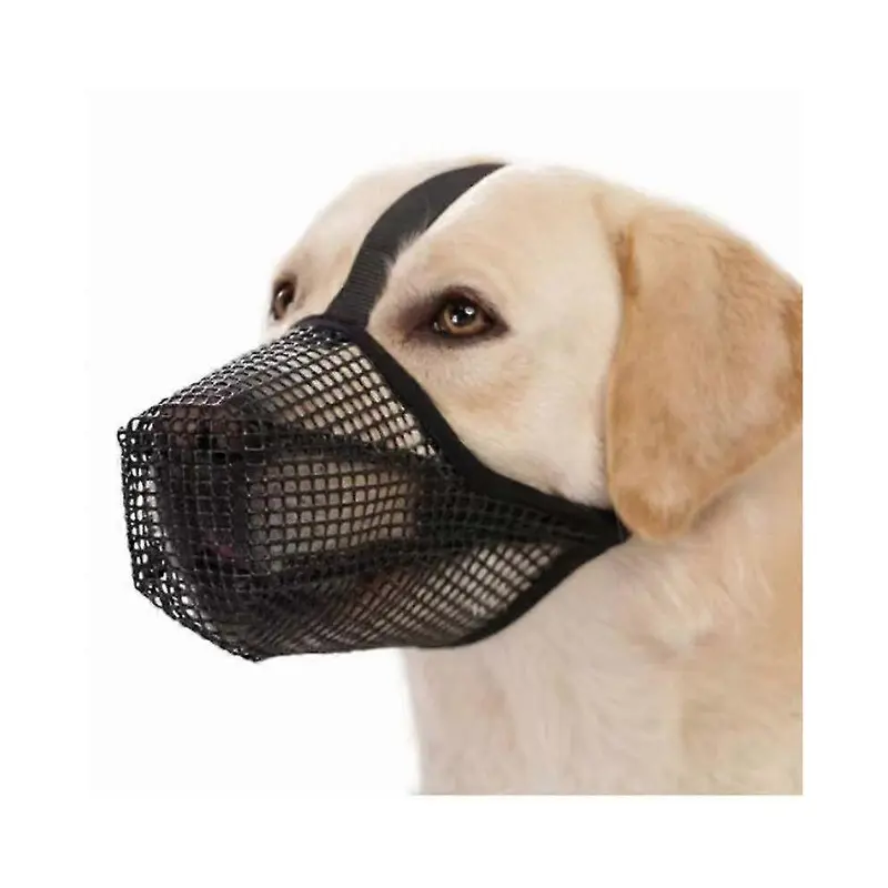 Spiez Blue,Black (S, Black) Dog Muzzle, Soft Dog Muzzle Adjustable Puppy Muzzl For Dogs Extra Large