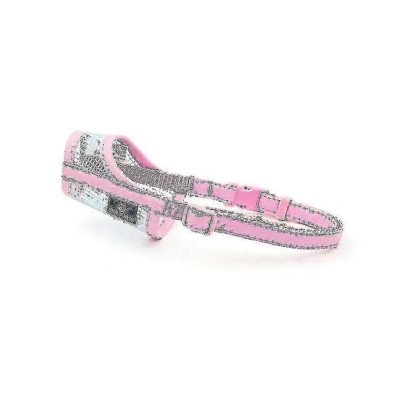 Mens Pink (L, ) Dog Pet Mesh Chihuahua Teedy Muzzle Anti-Bite Mouth Grooming Anti Stop Bark Bite-3