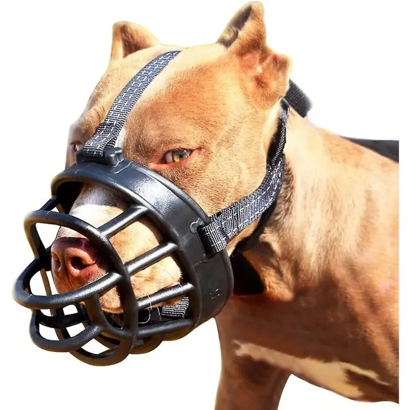 Soft Basket Muzzle For Dogs Secure And Comfortable Fit, Better Prevent Bites, Chewing And Barking Muzzle Size 1